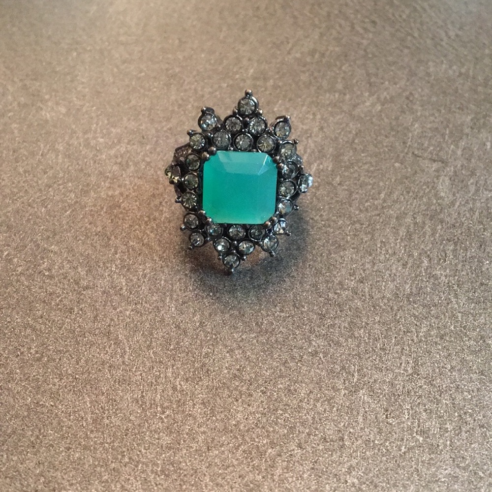 Bcbg Gemstone Statement Ring Size 6 - image 2